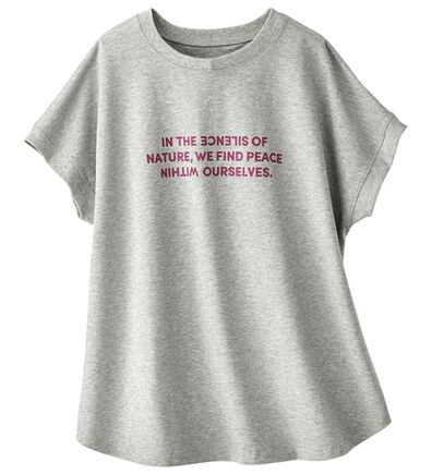 BELLUNA（ベルーナ）の「ひんやリッチコットン大人のゆったりドルマンＴシャツ（カットソー）」