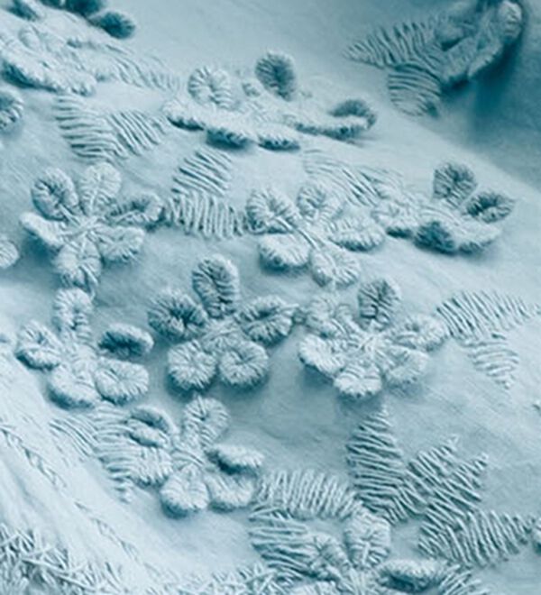 ルフラン（ルフラン）の「綿１００％花刺しゅうブラウス（ブラウス）」｜詳細画像