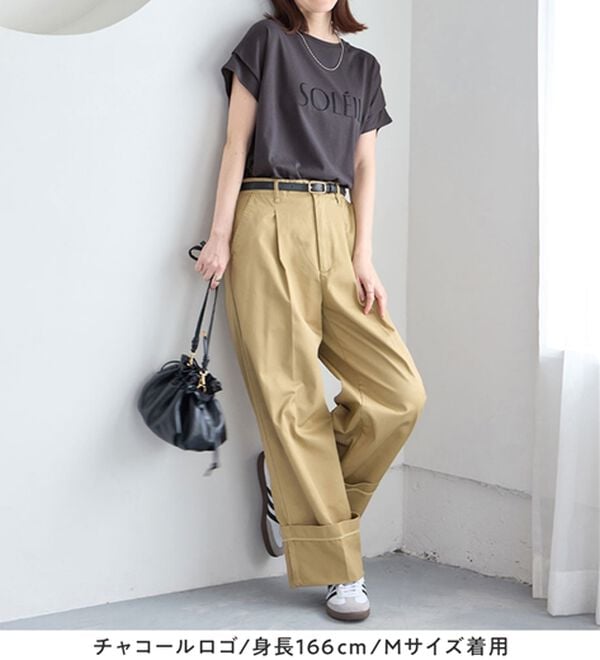 Viola e Viola（ヴィオラ エ ヴィオラ）の「脱普通！すっきり見え大人の上品Ｔシャツ（Tシャツ）」｜詳細画像