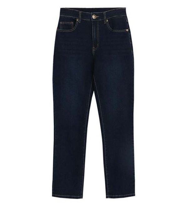 Pierrot（ピエロ）の「【ストレッチ素材】大人のためのゆるテーパードデニムパンツ（フルレングスパンツ）」｜詳細画像