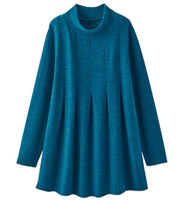 BELLUNA（ベルーナ）の「杢調素材タックデザインチュニック（チュニック）」｜詳細画像