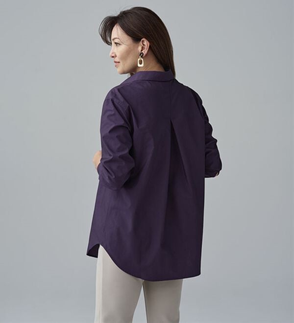 BELLUNA（ベルーナ）の「＜ＳＯＬＯＴＥＸ（Ｒ）＞ストレッチビッグシャツ（シャツ）」｜詳細画像