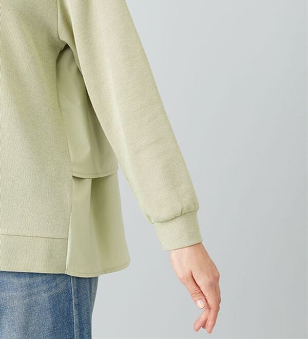 BELLUNA（ベルーナ）の「ラメ調バックフレアー切替プルオーバー（カットソー）」｜詳細画像