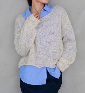 RANAN（ラナン）の「モヘアライクローゲージニット（ニット・セーター）」｜アイボリー