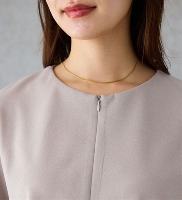 alotta（アロッタ）の「ジップ使いドルマンブラウス（ブラウス）」｜詳細画像