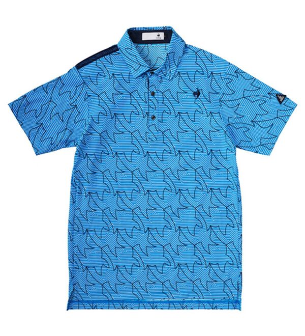 「＜ルコックスポルティフ＞接触冷感シャツ（メンズポロシャツ）」｜ブルー