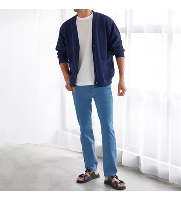 「涼感・軽量サマーカーディガン（メンズカーディガン）」｜詳細画像