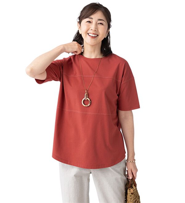 ルフラン（ルフラン）の「【４色組】ひんやり＊キシリトールＴシャツ（Tシャツ）」｜詳細画像