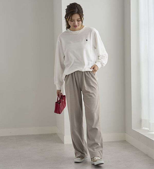 BELLUNA（ベルーナ）の「【メルティポンチ】イージーパンツ（フルレングスパンツ）」｜詳細画像