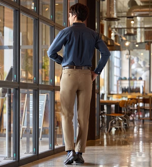 REMEN'S（リメンズ）の「しっかり裏起毛あったかパンツ（メンズフルレングスパンツ）」｜詳細画像