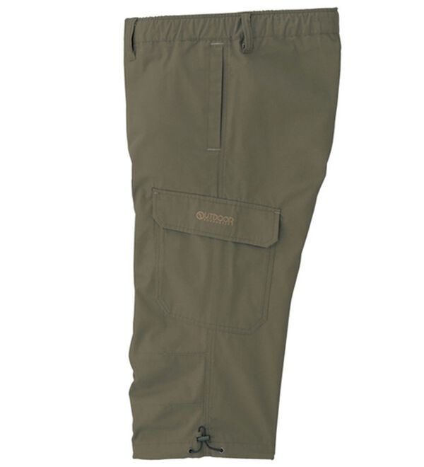 「＜アウトドアプロダクツ＞夏に便利な７分丈カーゴパンツ（メンズカーゴパンツ）」｜カーキ