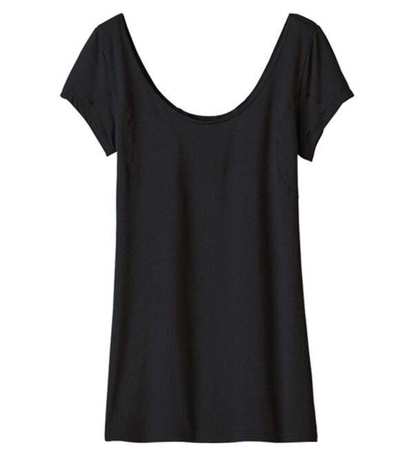 LAVIENNE（ラヴィエンヌ）の「ひんやり汗取りインナー　オフショルダー＜ラヴィクール＞（肌着・インナーウェア）」｜ブラック オフショル