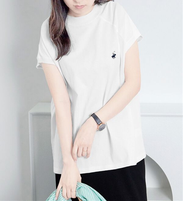 Viola e Viola（ヴィオラ エ ヴィオラ）の「【ビバリーヒルズポロクラブ】ワイドスリーブＴシャツ（Tシャツ）」｜詳細画像