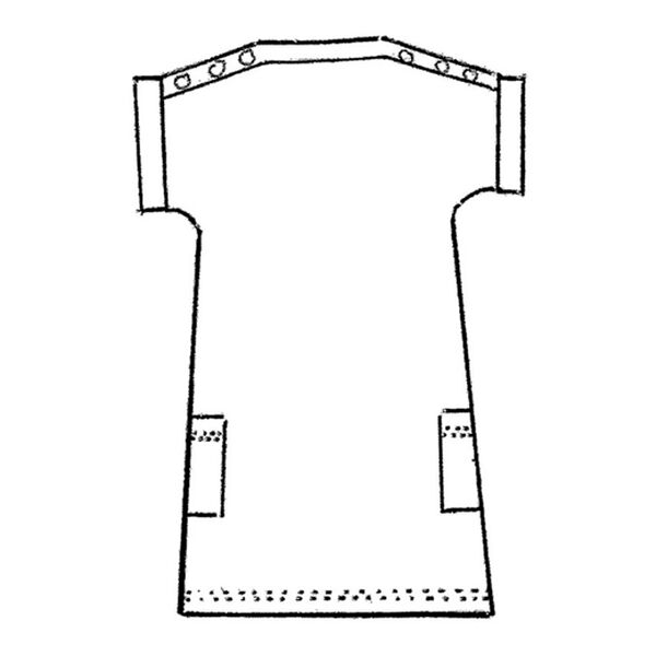 BELLUNA（ベルーナ）の「ニットちりめん肩ボタンチュニックアンサンブル（チュニック）」｜詳細画像