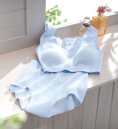 LAVIENNE（ラヴィエンヌ）の「綿混メッシュのＳｕ－ｐｉｔａ（スーピタ）ブラ・ショーツ（別売）（ブラジャー）」