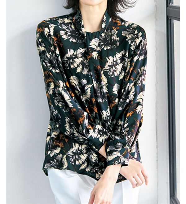 IPEKER（イペカ）＞プリントボウタイブラウス - ベルーナ【公式】