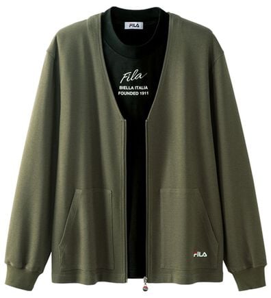 「フィラ　ミラノリブカーデ＆Ｔシャツ（メンズＴシャツ）」