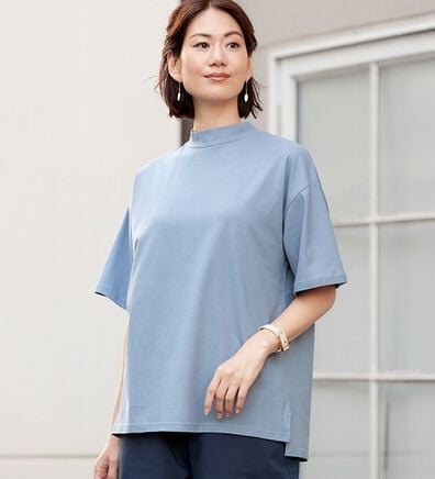 「汗じみ対策５分袖Ｔシャツ（Tシャツ）」