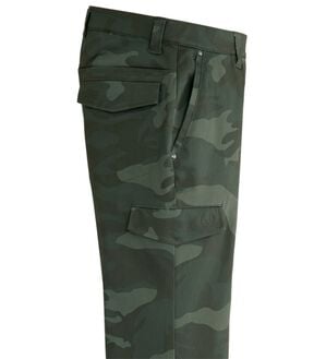 「＜コムルヴァン・オム＞５０代からの［神業］カーゴパンツ（メンズカーゴパンツ）」｜カーキ(迷彩)