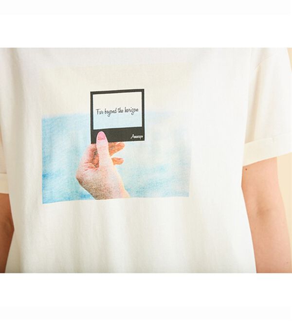 BELLUNA（ベルーナ）の「ＵＳＡコットンデジタルプリントＴシャツ（カットソー）」｜詳細画像