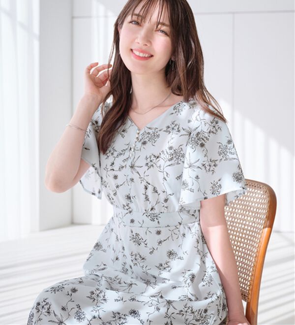 お客様企画】欲しいが詰まったひんやり花柄ワンピース - ベルーナ【公式】 