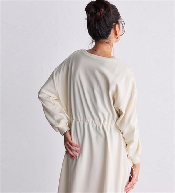 RANAN（ラナン）の「裏起毛！アンチピリング！ドロストワンピース（その他ワンピース）」｜詳細画像