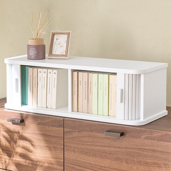 「ジャバラ扉式収納庫２（ラック・棚・本棚）」｜詳細画像