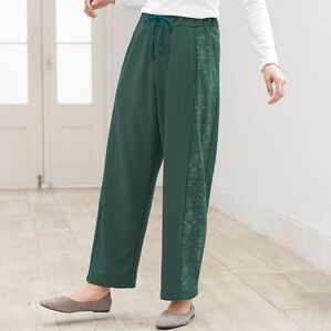 BELLUNA（ベルーナ）の「＜ｍｏｚ＞ぬくぬくイージープリントパンツ（フルレングスパンツ）」｜詳細画像