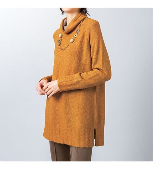 VINNO（ヴィノ）の「贅沢リッチ・ベビーアルパカ入ニット（ニット・セーター）」｜詳細画像