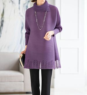 ルフラン（ルフラン）の「プリーツ素材パンツスーツ＜アルーラ＞（セットアップ）」｜詳細画像