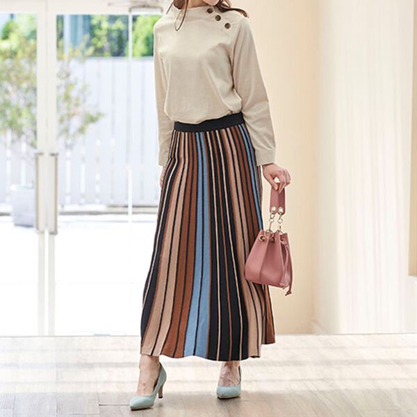 BELLUNA（ベルーナ）の「綿・テンセル（ＴＭ）繊維ストレッチブラウス（ブラウス）」｜詳細画像