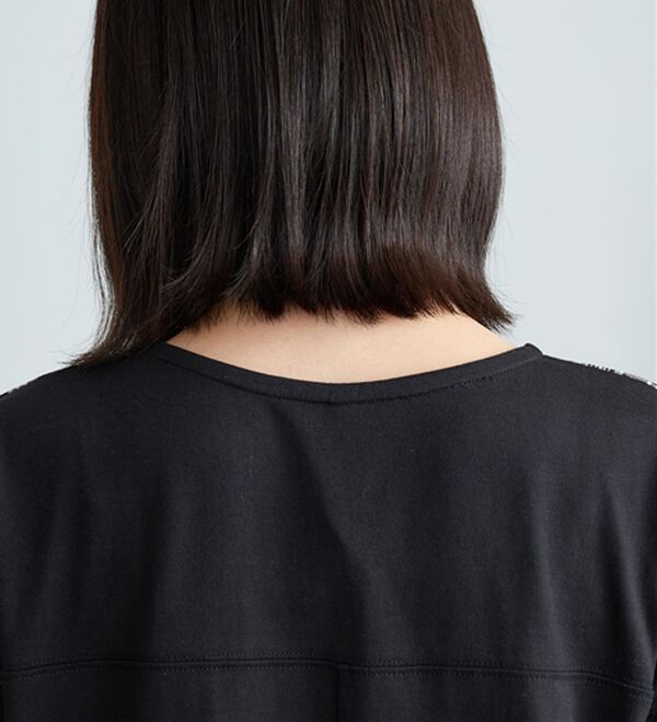 BELLUNA（ベルーナ）の「サッカーチェック切替デザインチュニック（チュニック）」｜詳細画像