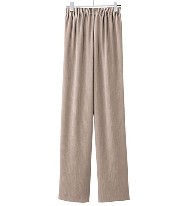 ルフラン（ルフラン）の「【３本組】爽やか素材ドレープパンツ＜フローレル＞（フルレングスパンツ）」｜詳細画像