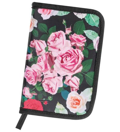 「花柄のお薬手帳ケース（財布・パスケース）」