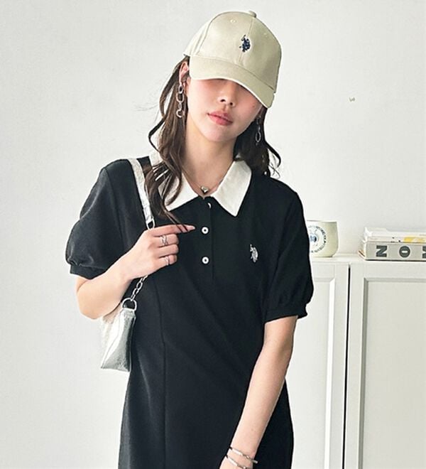 GeeRA（ジーラ）の「【ＵＳ．ＰＯＬＯ．ＡＳＳＮ】綿１００％深つばベースボールキャップ（帽子）」｜詳細画像