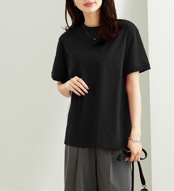 BELLUNA（ベルーナ）の「ヒンヤリ！綿１００％大人顔サマ見えＴシャツ（Tシャツ）」｜詳細画像