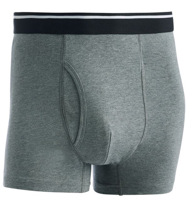 「【６枚組】新ズボンにシミを作らないパンツ同色６枚組（メンズ尿漏れパンツ）」｜杢グレー