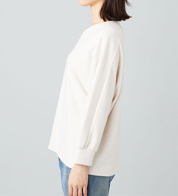 BELLUNA（ベルーナ）の「【2点セット】ネックレス付ジャカード素材プルオーバー（カットソー）」｜詳細画像