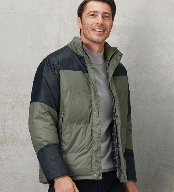 「＜コムルヴァン・オム＞洗えるフレンチダウン切替ジャケット（メンズダウンジャケット）」｜詳細画像