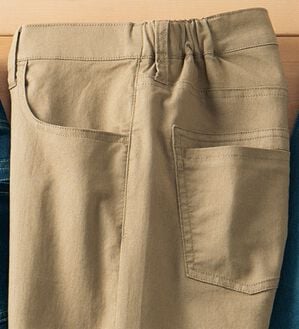 「＜ヒヤロン＞ひえさら爽快カラーデニム（メンズデニムパンツ）」｜ベージュ