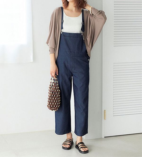 GeeRA（ジーラ）の「接触冷感！ドルマンカットソーカーディガン（ニットカーディガン）」｜詳細画像