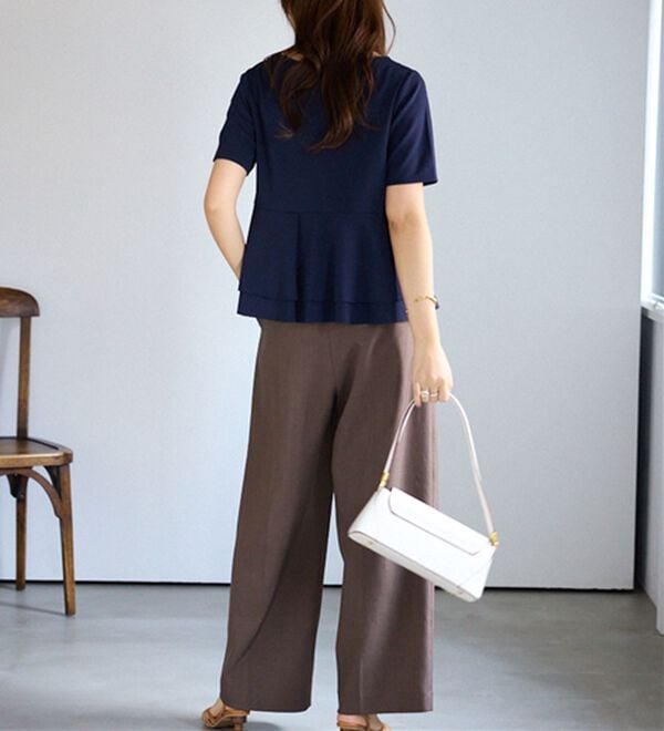 alotta（アロッタ）の「スクエアネックティアードトップス（カットソー）」｜詳細画像