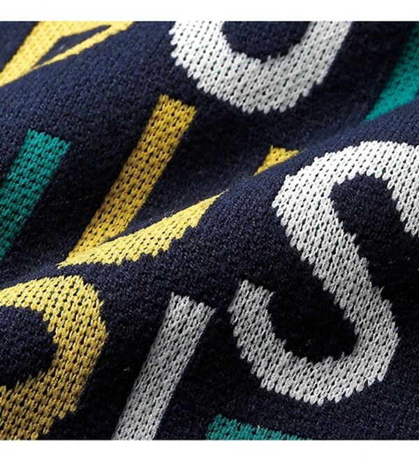 「＜ハッシュパピー・ゴルフ＞ターフに映える！総柄セーター（メンズニット・セーター）」｜詳細画像