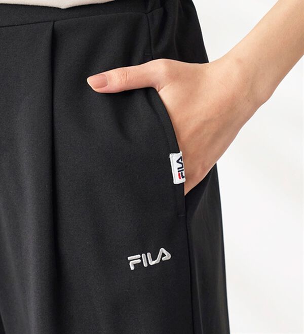 BELLUNA（ベルーナ）の「＜ＦＩＬＡ＞ジョーゼット素材タックワイドパンツ（ワイドパンツ・ガウチョ）」｜詳細画像