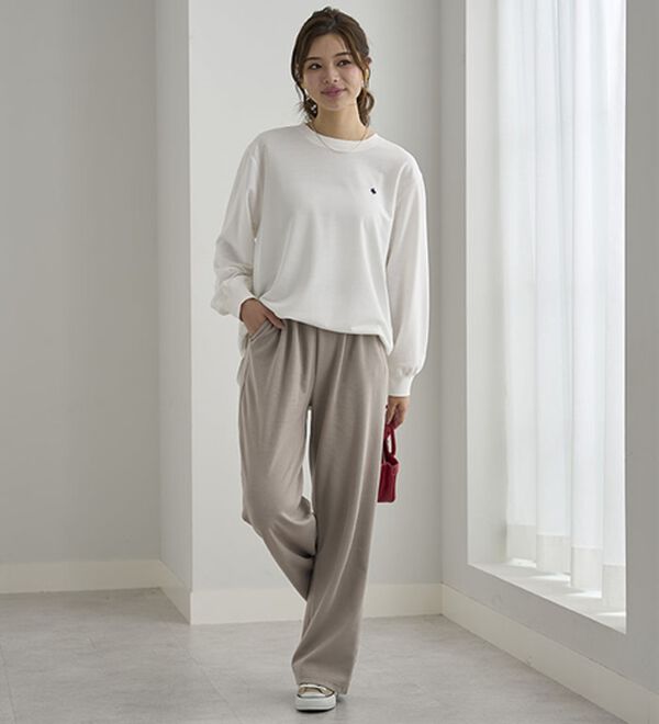 BELLUNA（ベルーナ）の「【メルティポンチ】イージーパンツ（フルレングスパンツ）」｜詳細画像