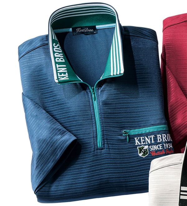 「選べるブランドハーフジッププルオーバー（メンズカットソー）」｜ネイビー