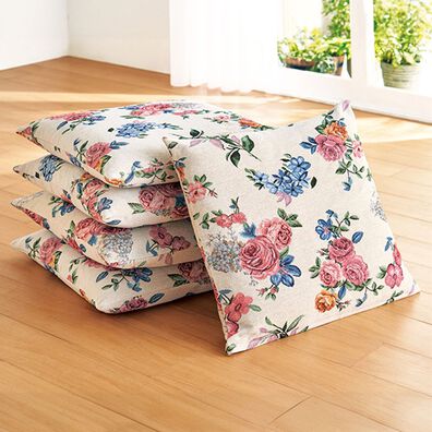 「ゴブラン織座布団カバー５枚組（座布団・座布団カバー）」