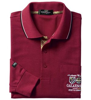 「＜Ｂｅ　ＣＨＡＮＣＥ＞着心地快適　ブランドデザインポロシャツ（メンズポロシャツ）」｜ワイン