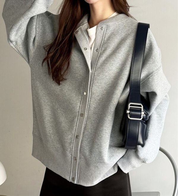 GeeRA（ジーラ）の「前後２ＷＡＹ裏起毛スウェットカーデ（その他カーディガン）」｜詳細画像