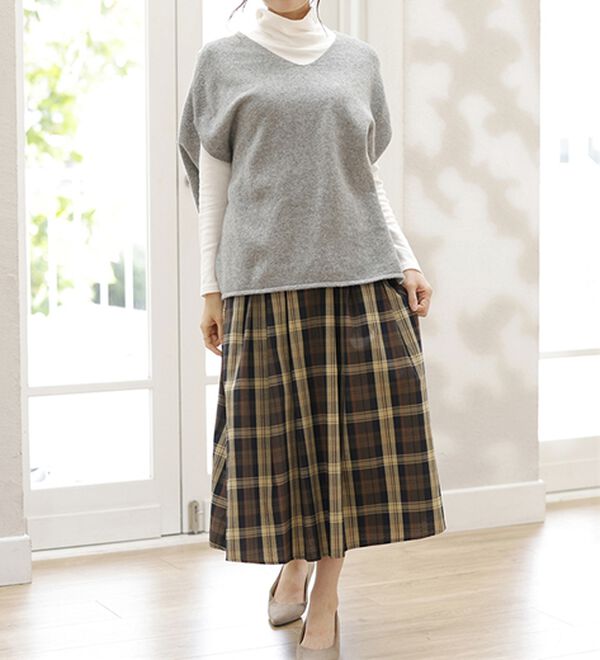 「【５色組】吸湿発熱　素肌よろこぶ綿１００％タートルネックインナー（肌着・インナーウェア）」｜詳細画像